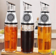 Cargar imagen en el visor de la galería, Dispensador de aceite de oliva, botella dispensadora de aceite para cocina, botellas de aceite de oliva para cocina con escala de medición 17 oz/16.9 fl oz MOD ZE-1473
