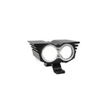 Cargar imagen en el visor de la galería, Fara auxiliar LED tipo águila, dos ojos blanco blanco, con luz alta, baja y Estrobo MOD RS-LED-13006W
