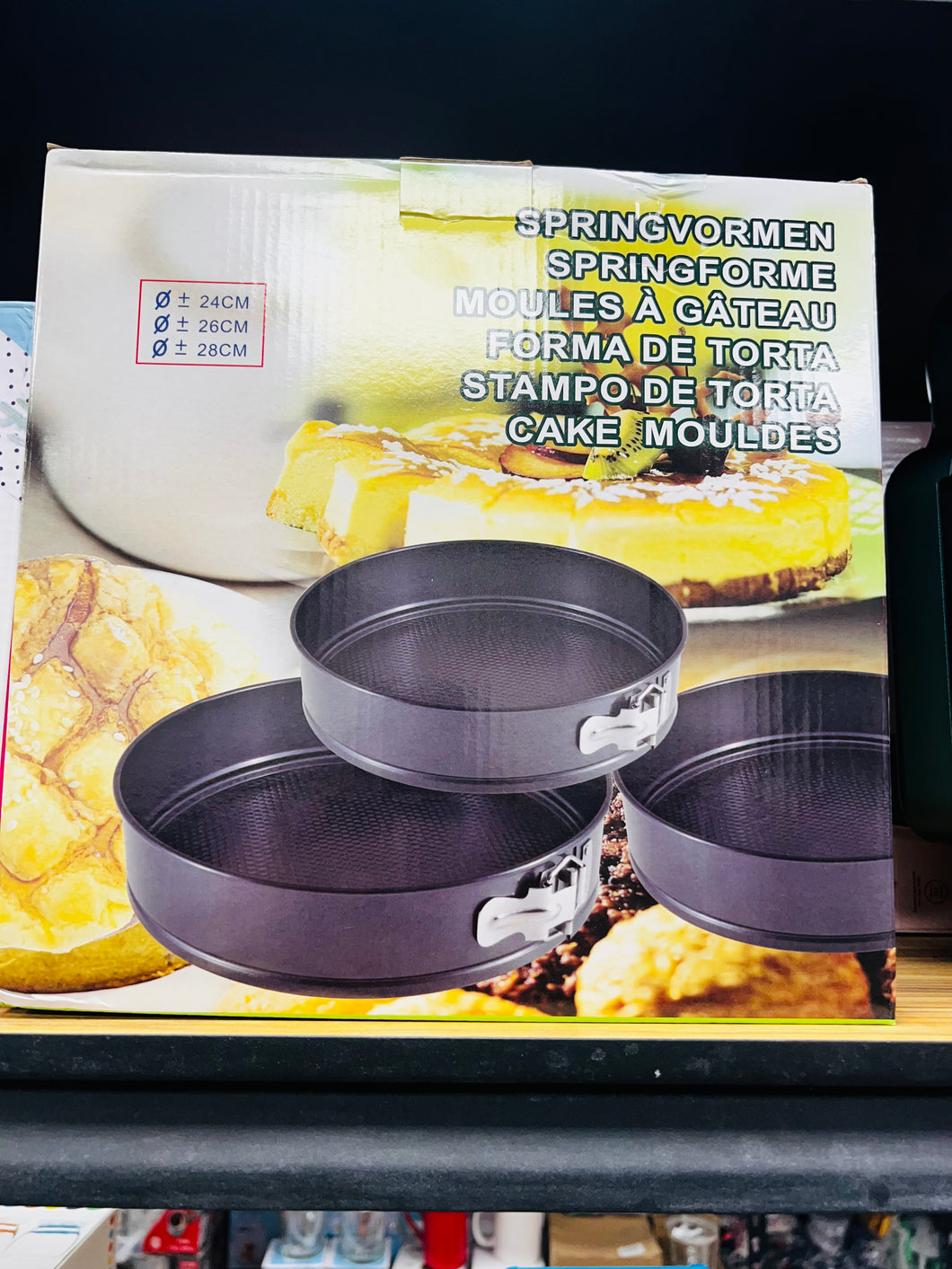 Moldes para pasteles y postres 3 pz MOD ZE-1724