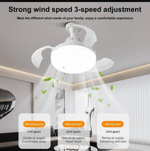 Cargar imagen en el visor de la galería, Ventilador De Techo Con Luz Y Brisa Natural B control remoto MOD FM-000007

