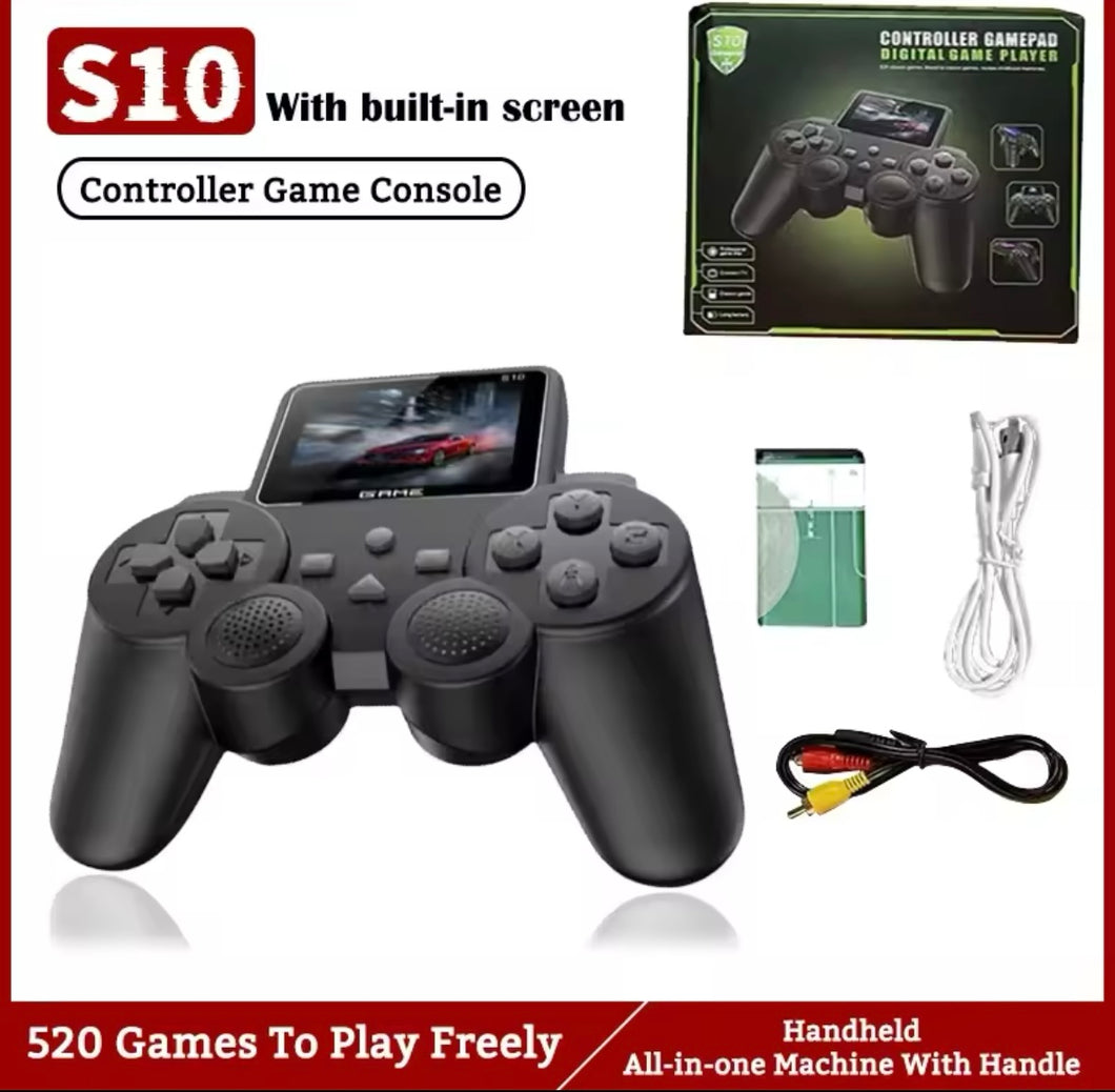 Consola de juegos portátil Retro S10 de 8 bits para niños, 2,4 pulgadas, 520 juegos integrados MOD ZE-1638