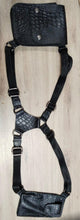Cargar imagen en el visor de la galería, Bolso de hombro multifunción para hombre, bolsa cruzada táctica de almacenamiento, celular ,antirrobo, de pecho, de cuero, para deportes al aire libre y caza PIEL 100% MOD BAD BOYS
