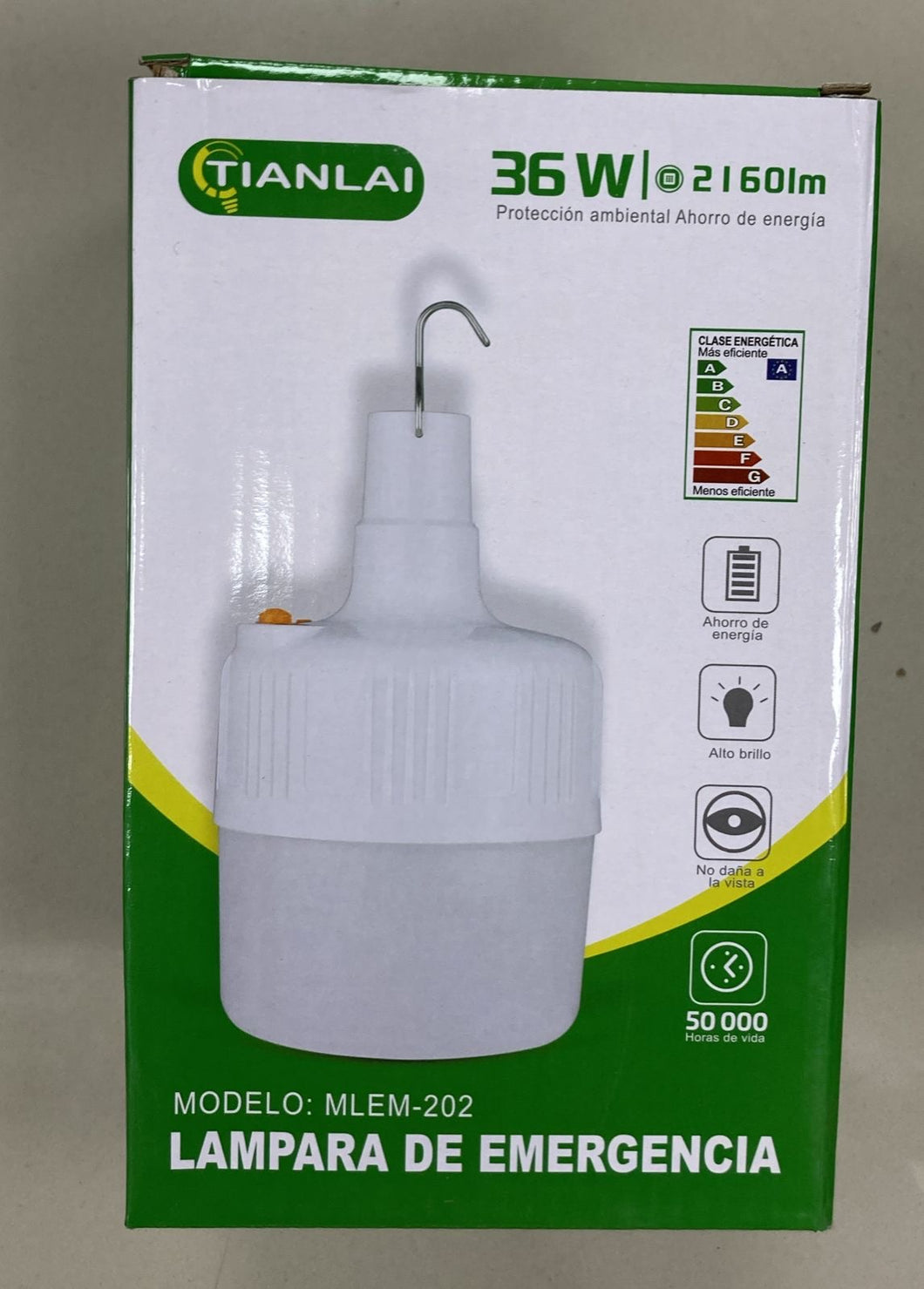 Lámpara de trabajo y usos multiples jumbo  36W MOD EM20W36