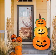 Cargar imagen en el visor de la galería, Inflable Calabaza inflable de Halloween con luces LED MOD 346
