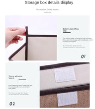 Cargar imagen en el visor de la galería, Organizador de almacenamiento plegable a prueba de polvo para ropa, juguetes, joyería, cosméticos, organizador de escritorio para el hogar, caja de cajón de armario grande lavable MOD. 1632
