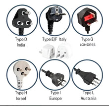 Cargar imagen en el visor de la galería, Clavija OEM Adaptador De Corriente Universal Internacional Viaje MOD
