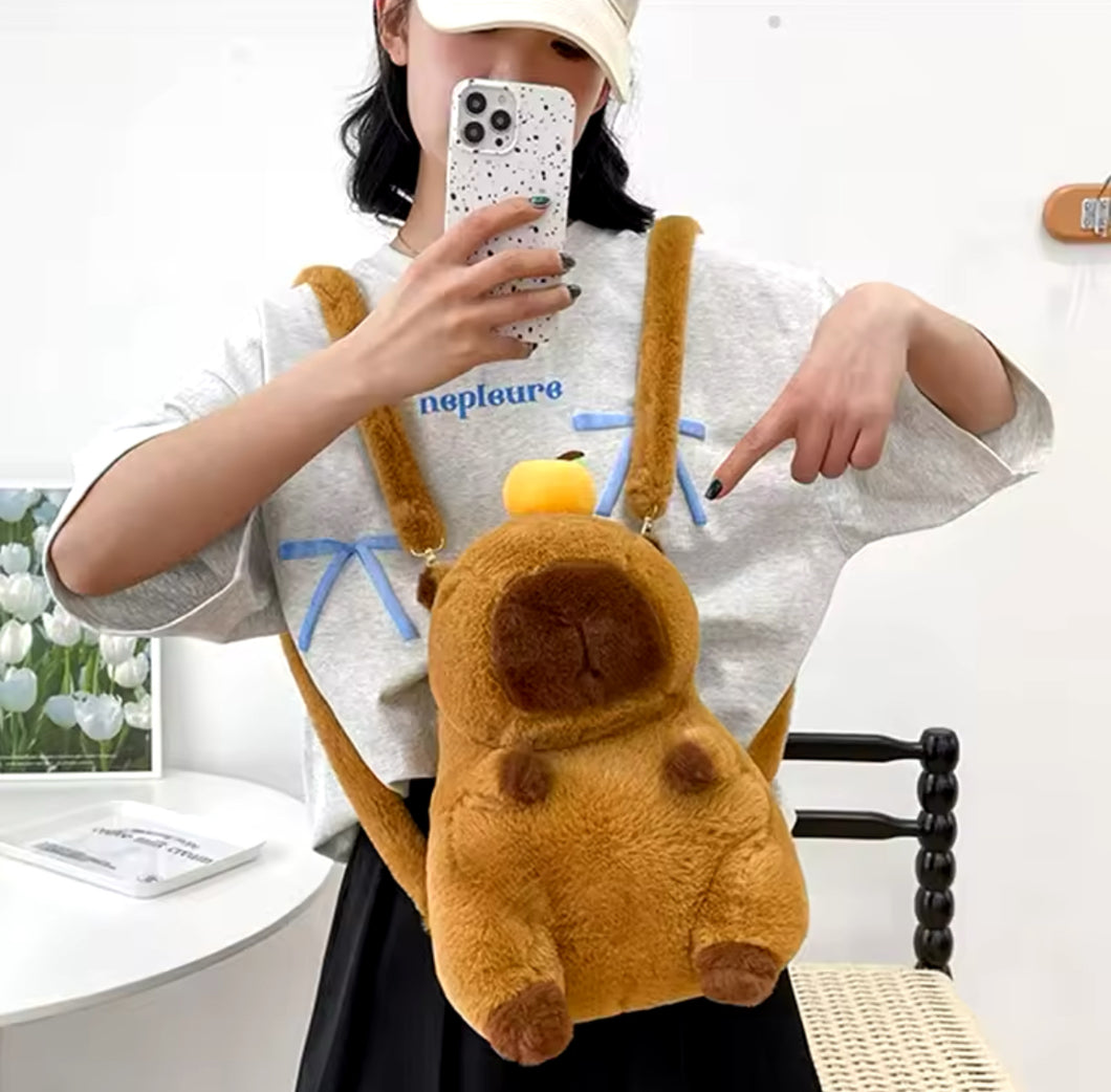 Capybara-mochila de peluche Kawaii para niños 36 cm  MOD 6613