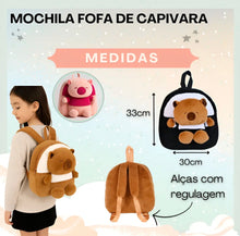Cargar imagen en el visor de la galería, Mochila de peluche Capybara MOD MC-K109

