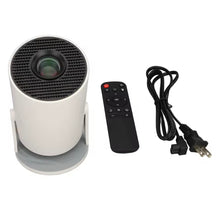 Cargar imagen en el visor de la galería, Proyector HY300 Android 4K 1280*720P Dual Wifi 300ANSI Video cine portátil al aire libre proyector de juegos HD  entrada HDMI altavoz y conexión auxiliar para sonido MOD FM-000109
