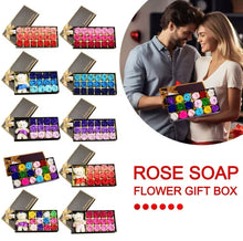 Cargar imagen en el visor de la galería, Caja de regalo con flores de jabón, juego de rosas, recuerdos multiusos prácticos, regalos MOD LU7204
