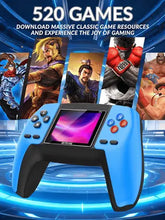 Cargar imagen en el visor de la galería, Consola De Videojuegos Portátil Compatible Con Juegos Retro Rojo retro MOD P5
