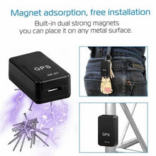 Cargar imagen en el visor de la galería, Mini GF 07 GPS rastreador de coche, localizador antirrobo en tiempo Real, montaje magnético fuerte, posicionador de mensajes SIM ideal para moto o auto así como para cualquier objeto que quiera rastrear MOD 1824
