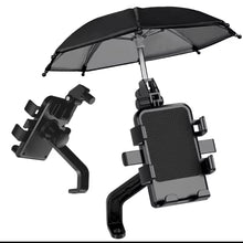 Cargar imagen en el visor de la galería, Soporte de teléfono móvil para motocicleta, sombrilla a prueba de lluvia para bicicleta, Scooter al aire libre, Clip de teléfono, montaje en manillar para iPhone MOD CZ041-6
