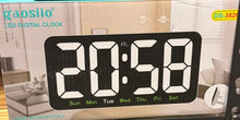 Cargar imagen en el visor de la galería, Reloj de pared digital con alarma MOD 3826
