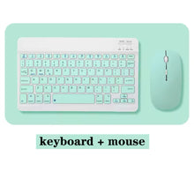 Cargar imagen en el visor de la galería, Juego de teclado y ratón inalámbrico minimalista, Bluetooth, Delgado, 10 pulgadas, Ipad, Android, tabletas, portátil MOD AS-110
