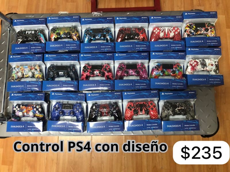 Control dual shock ps4 con diseño inalámbrico