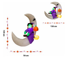 Cargar imagen en el visor de la galería, Inflable De Halloween Bruja Con Luz Led Decorativo Exterior MOD 345
