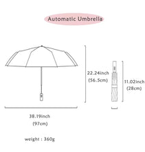 Cargar imagen en el visor de la galería, Paraguas plegable de frutas para hombre y mujer, sombrilla totalmente  para viento y lluvia, doble uso, versión coreana para estudiantes
