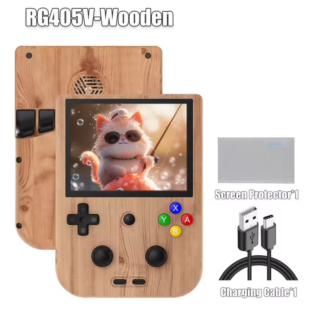 Consola Portátil Rg40xxv 64gb Ips 4 Wifi Anbernic madera pantalla touch PC PORTATIL MINI