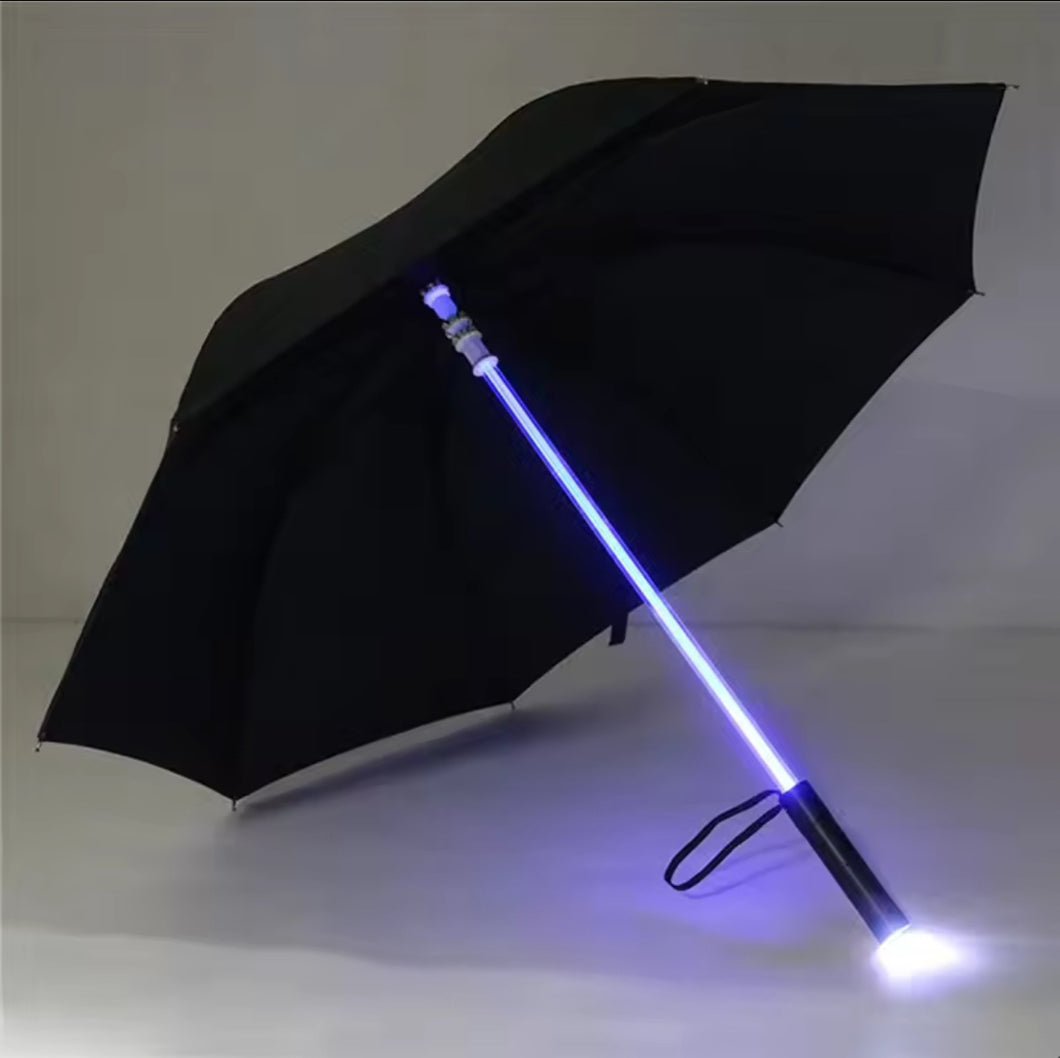 Paraguas de sable de luz grande