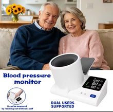 Cargar imagen en el visor de la galería, monitor de presión arterial para el hogar con pantalla grande y anuncios de voz. Simplemente extienda el brazo para medir, es fácil de usar. BAUMANÓMETRO
