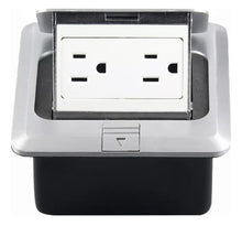 Cargar imagen en el visor de la galería, Enchufe De Suelo Para American Standard 20a Plata Corriente MOD 2024135933
