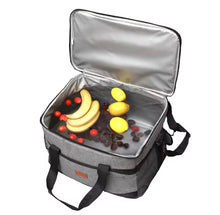 Cargar imagen en el visor de la galería, Bolsa térmica plegable de gran capacidad de 35L, bolsa de almuerzo para Picnic aislada, bolsa de refrigeración para viajes al aire libre, Camping
