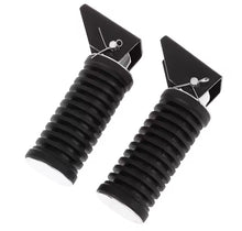 Cargar imagen en el visor de la galería, Reposapiés trasero piezas motocicleta, estriberas compatibles con GS125, GN125, accesorios para Motocross, pedales, 2 uds. MOD RS-GRL-12015BK
