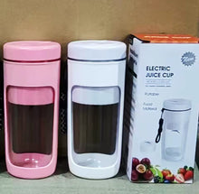 Cargar imagen en el visor de la galería, Nuevo Taza de jugo de doble capa, Extractor de jugo inalámbrico recargable por USB, pequeña taza de jugo portátil, hoja de 6 páginas, 450ml MOD SC-02

