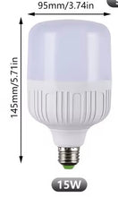 Cargar imagen en el visor de la galería, Bombilla LED con Sensor de movimiento PIR, luz de seguridad para escaleras, pasillo 15w
