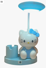 Cargar imagen en el visor de la galería, Lámpara con soporte de lápices Infantil Led kawaii Usb Recargable MOD T907
