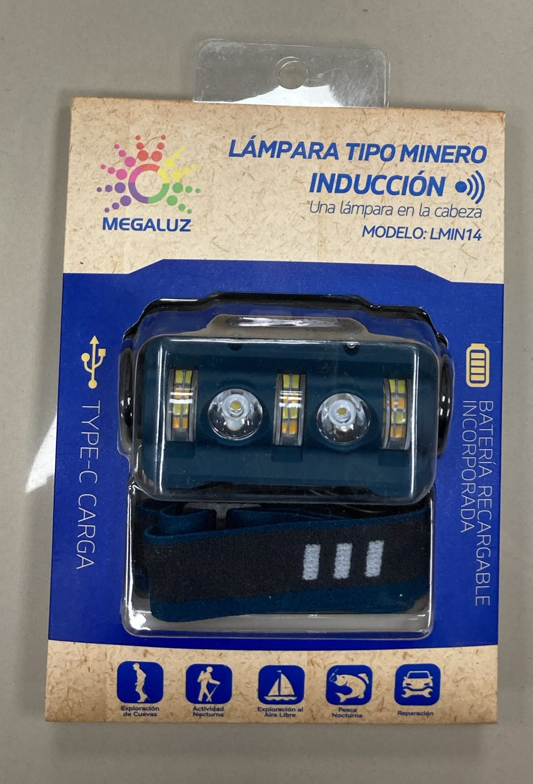 Lámpara tipo minero de led alta calidad  para camping y trabajos MOD LMIN14