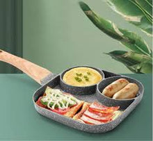 Cargar imagen en el visor de la galería, Sarten Para Almuerzo Antiadherente Con 4 Compartimentos MOD ZE-1206
