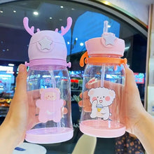 Cargar imagen en el visor de la galería, Botella de agua para niños kawaii XKD-1
