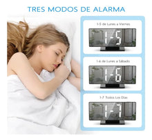 Cargar imagen en el visor de la galería, Reloj Despertador Digital Proyección Con Radio Y Proyector MOD DS-3718LW
