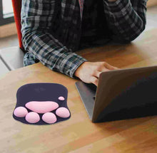 Cargar imagen en el visor de la galería, Alfombrilla para ratón con forma de pata de gato, suministros de oficina para ordenador portátil Kawaii, accesorios de escritorio para niños MOD SBD16
