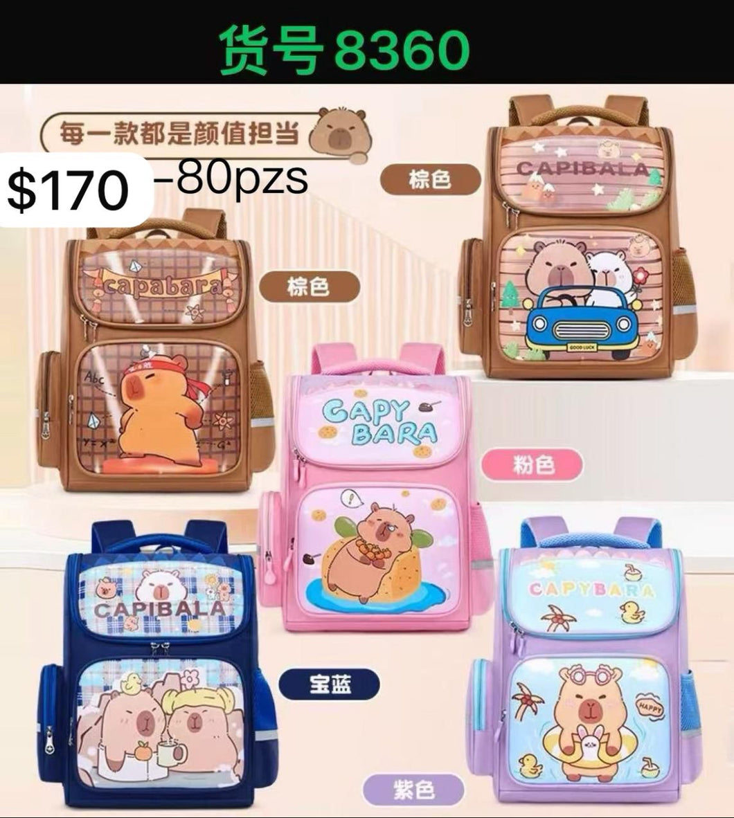 Mochila escolar CAPYBARA MOD 8360