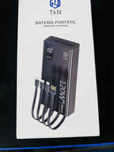 Cargar imagen en el visor de la galería, Banco de energía portátil de alta capacidad, 120W, 20000 mAh , carga rápida, cargador de batería para iPhone, Samsung, Huawei MOD
