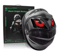 Cargar imagen en el visor de la galería, Nueva mochila con ojos de LED. porta casco contra agua resistente ,funciona app para ajustar los ojos desde tu celular diseño de fibra de carbono MOD T6-11

