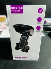 Cargar imagen en el visor de la galería, Soporte para teléfono móvil con cubierta para lluvia, soporte para manillar de bicicleta, resistente a los golpes, para manillar redondo de 18-32mm MOD Z02+ZXC05
