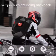 Cargar imagen en el visor de la galería, KLQDZMS-mochila para casco de motocicleta para hombre, bolso de hombro ligero con LED luminoso, resistente al agua, MOD GTX-6
