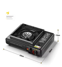 Cargar imagen en el visor de la galería, Estufa de Camping al aire libre, quemador de cocina portátil, estufa de Gas, senderismo, senderismo, fiesta de Picnic, Caldera de casete, sin tanque de Gas MOD Q-WS155
