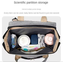 Cargar imagen en el visor de la galería, Bolsas de pañales para mamá, cama de bebé, mochilas para botellas de leche y pañales de gran capacidad con cambiador, prácticas bolsas de lactancia para bebés MOISES MOD YOU ARE MYSUNSHINE
