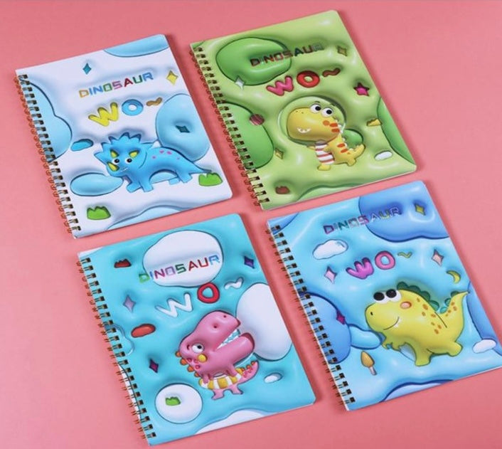Cuaderno de dibujos animados 3D cuaderno para estudiantes