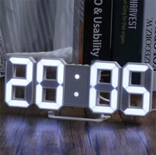 Cargar imagen en el visor de la galería, Reloj de Pared Digital LED 3D, Reloj Despertador de Escritorio de 9.5 Pulgadas, con 3 Niveles de Brillo Ajustables MOD 3638B
