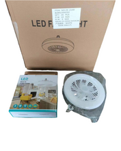 Cargar imagen en el visor de la galería, Ventilador de techo de 30W con luces integradas, iluminación de techo remota E27, dormitorio, sala de estar, interruptor de Control, lámpara para el hogar MOD ZE-2140 25699981
