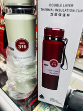 Cargar imagen en el visor de la galería, Termo de acero inoxidable vacum 316 con coladera para te o café de 1000 ml MOD 8184
