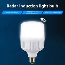 Cargar imagen en el visor de la galería, Bombilla LED con Sensor de movimiento PIR, luz de seguridad para escaleras, pasillo 15w
