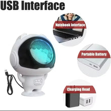 Cargar imagen en el visor de la galería, Lámpara de proyector de astronauta, lámpara de noche de ondulación de agua, proyector enchufable USB para Helloween, decoración navideña, regalos para niños y amigos
