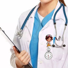 Cargar imagen en el visor de la galería, Reloj de bolsillo para doctores con dibujos animados para hombre y mujer
